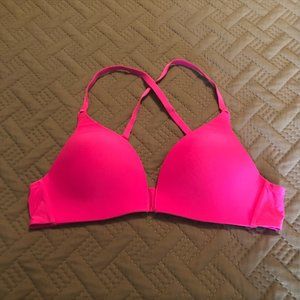 Victoria's Secret Bright Pink Light Lift Wireless Bra - 34A